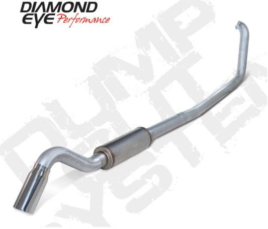 Diamond Eye KIT 4in TB SGL AL: TURN DOWN 00-03 FORD 7.3L F250/F350 - Racecraft Industries