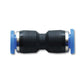 Vibrant Union Straight Pneumatic Vacuum Fitting - for use with 1/4in (6mm) OD tubing - Racecraft Industries