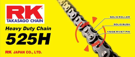 RK Chain RK-M 525H-120L - Natural - Racecraft Industries