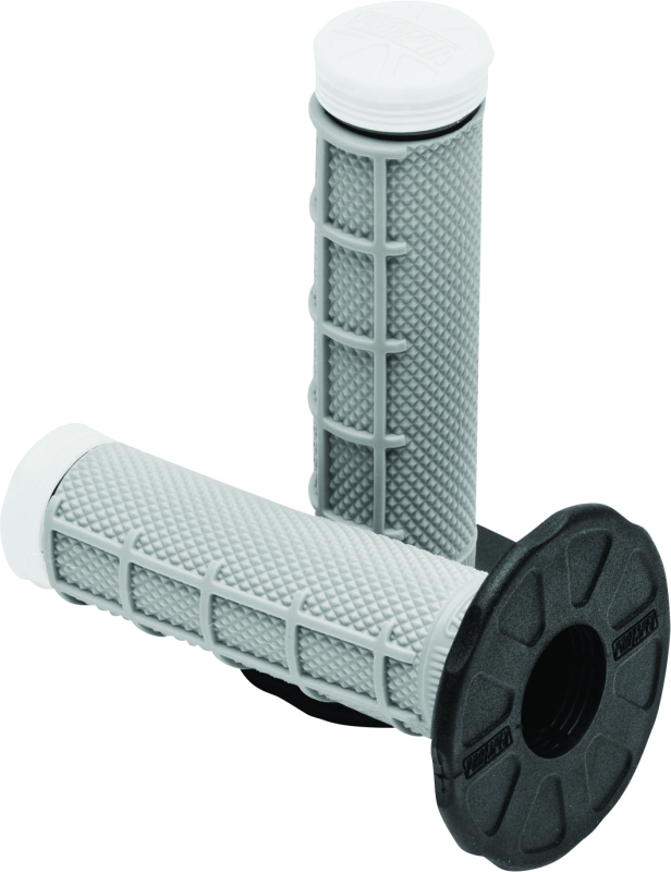 ProTaper Tri Density MX 1/2 Waffle Grips - White - Racecraft Industries