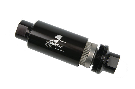 Aeromotive In-Line Filter - AN-10 - Black - 100 Micron - Racecraft Industries