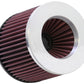 K&N Universal Filter 3 inch Flange 6 inch Base 5 1/4 inch Top 5 inch Height w/ Polished Top - Racecraft Industries