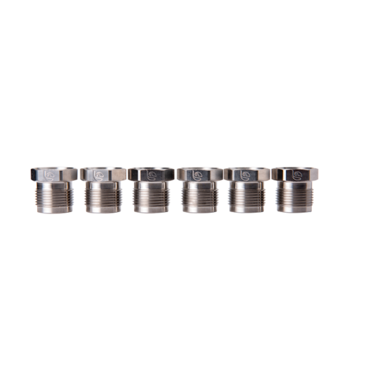 Fleece Performance 03-22 Dodge 2500/3500 5.9L/6.7L Stainless Steel Fuel Supply Tube Nuts - Racecraft Industries