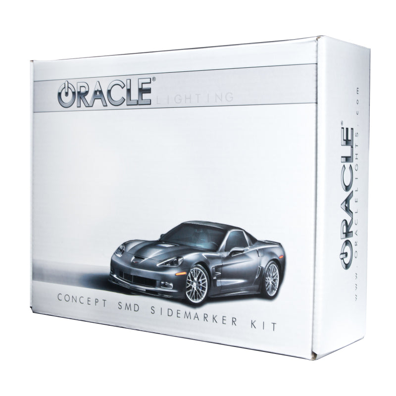 Oracle 05-13 Chevrolet Corvette C6 Concept Sidemarker Set - Tinted - No Paint SEE WARRANTY - Racecraft Industries