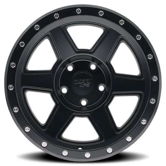 Dirty Life 9315 Compound 17x9 / 6x139.7 BP / -12mm Offset / 106mm Hub Matte Black Wheel - Racecraft Industries
