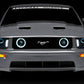 Raxiom 05-09 Ford Mustang w/ Halogen LED Halo Prjctr Headlights-Blk Hsng(Smoked Lens Exclude GT500) - Racecraft Industries