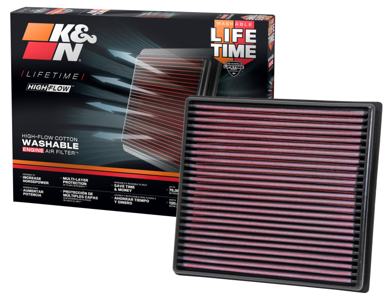 K&N 12 Isuzu D-Max 2.5L L4 DSL Replacement Air FIlter - Racecraft Industries