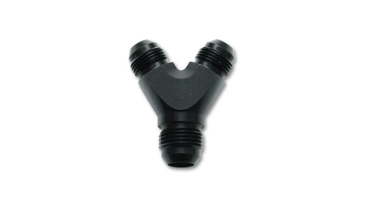 Vibrant -16AN x -16AN x 16AN Y-Adapter Fitting - Aluminum Black - Racecraft Industries