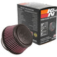 K&N Universal Round Clamp-On Air Filter 3in Flange ID x 6in Base OD x 4.625in Top OD x 3in Height - Racecraft Industries