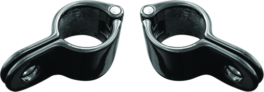 Kuryakyn Magnum Quick Clamp 1inch Gloss Black (Pair) - Racecraft Industries
