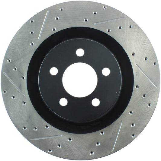StopTech SportStop 06-09 Chrysler SRT-8 Front Right Drilled & Slotted Rotor - Racecraft Industries
