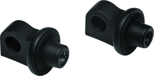 Kuryakyn Adjustable Stop Splined Peg Adapter Black - Racecraft Industries