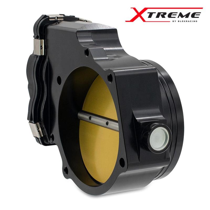 BLOX Racing 2015+ Dodge Hellcat / Jeep Trackhawk 6.2L 105mm Electronic Billet Throttle Body - Black - Racecraft Industries