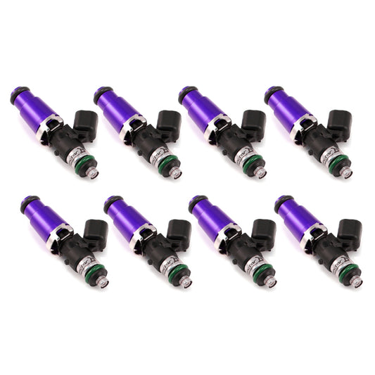 Injector Dynamics 1340cc Injectors - 60mm Length - 14mm Purple Top - 14mm Lower O-Ring (Set of 8) - Racecraft Industries