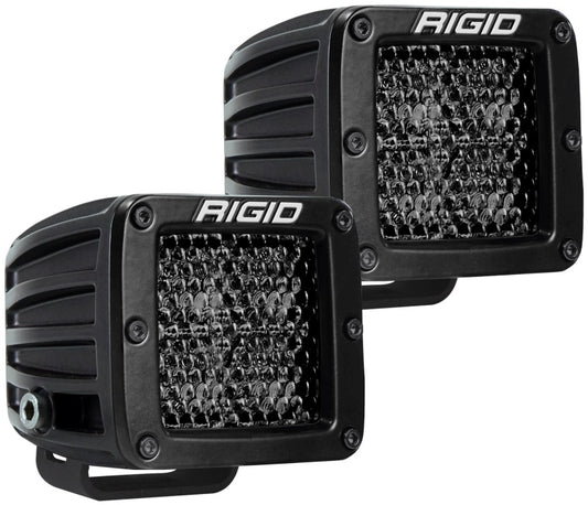 Rigid Industries D Series PRO Midnight Edition - Spot - Diffused - Pair - Racecraft Industries