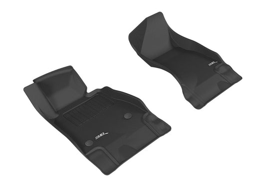 3D MAXpider 2016-2020 Chevrolet Camaro Kagu 1st Row Floormat - Black - Racecraft Industries