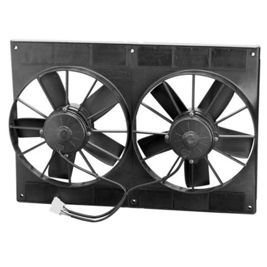 SPAL 2720 CFM 11in Dual High Performance Fan - Pull (2VA06-AP70/LL-37A) - Racecraft Industries