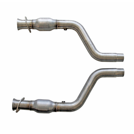 BBK 05-15 Dodge Challenger Charger Short Mid X Pipe w Catalytic Converters 2-3/4 For LT Headers - Racecraft Industries