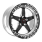 Weld S71 15x10.33 / 5x4.5 BP / 7.5in. BS Black Wheel (Medium Pad) - Black Single Beadlock MT - Racecraft Industries