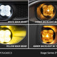 Diode Dynamics SS3 Sport Type A Kit ABL - Yellow SAE Fog - Racecraft Industries
