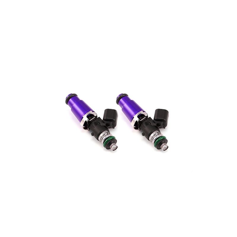 Injector Dynamics ID1050X Injectors - 60mm Length - 14mm Purple Top - 14mm Lower O-Ring (Set of 2) - Racecraft Industries