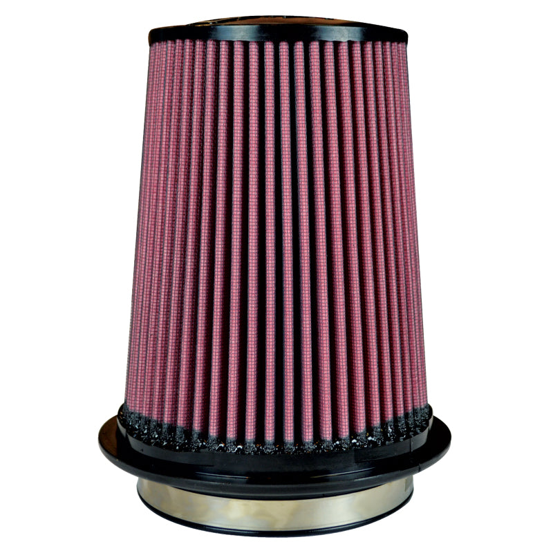 Injen Oiled Air Filter 5.0in Flange ID / 7.0in Twist Lock Base / 7.9in Media Height / 5.0in Top - Racecraft Industries