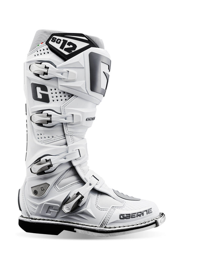 Gaerne SG12 Boot White Size - 8 - Racecraft Industries
