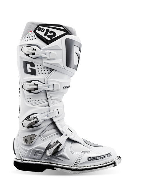 Gaerne SG12 Boot White Size - 8 - Racecraft Industries