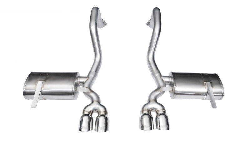 Corsa 1997-2004 Chevrolet Corvette C5 Z06 5.7L V8 Polished Xtreme Axle-Back Exhaust - Racecraft Industries