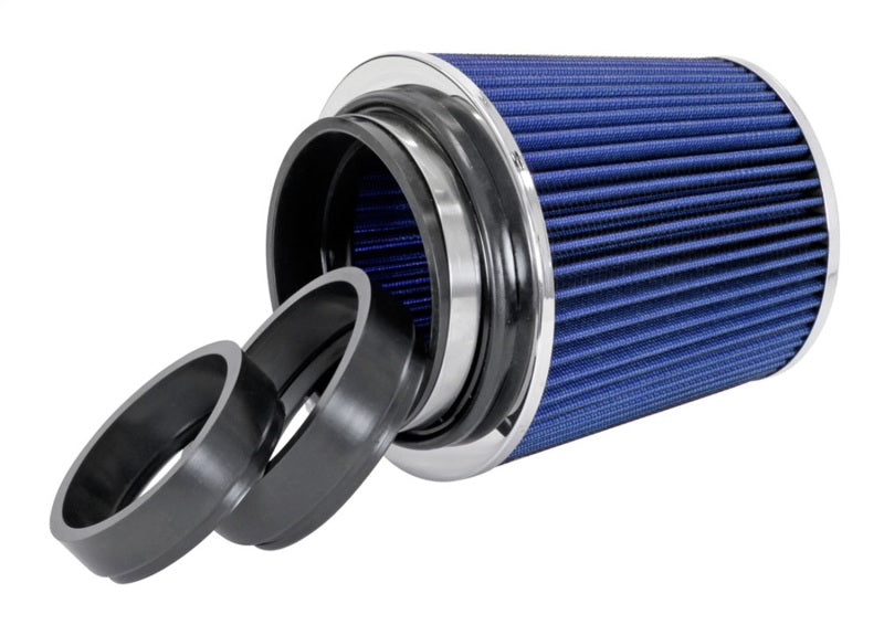 Spectre Adjustable Conical Air Filter 5-1/2in. Tall (Fits 3in. / 3-1/2in. / 4in. Tubes) - Blue - Racecraft Industries