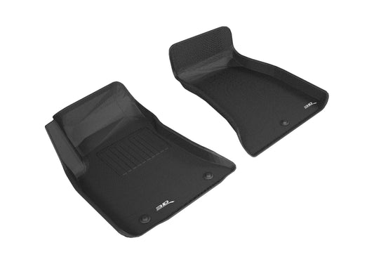 3D MAXpider 2015-2020 Dodge Challenger Rwd Kagu 1st Row Floormat - Black - Racecraft Industries