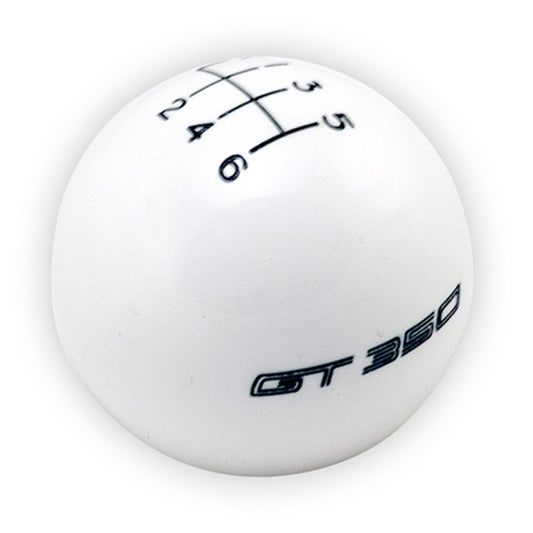 Ford Racing 15-19 Mustang GT350 White 6-Speed Shift Knob - Racecraft Industries