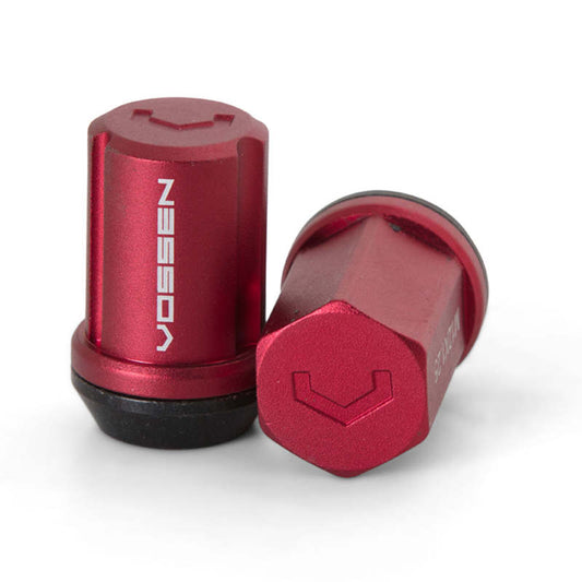 Vossen 35mm Lug Nut - 14x1.5 - 19mm Hex - Cone Seat - Red (Set of 20) - Racecraft Industries