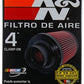 K&N Universal Air Filter (4in. Flange / 6in. Base OD / 4-5/8in. Top OD / 6in. Height) - Racecraft Industries