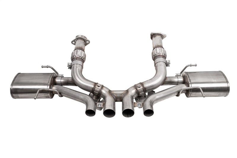 Corsa 23-24 Chevrolet Corvette C8 Z06 3in Valved Cat-Back Exhaust Muffler System (ReUses Stock Tips) - Racecraft Industries