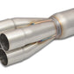 Vibrant 4-1 SS Merge Collectors (1-3/4in Inlet Slipover ID 2-1/2in Merge Outlet OD) Single Unit - Racecraft Industries