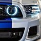 Oracle Ford Mustang 10-13 WP LED Fog Halo Kit (Grille Style) - White SEE WARRANTY - Racecraft Industries