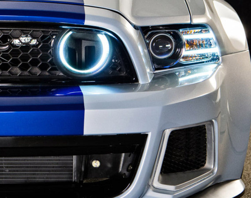 Oracle Ford Mustang 10-13 WP LED Fog Halo Kit (Grille Style) - White SEE WARRANTY - Racecraft Industries