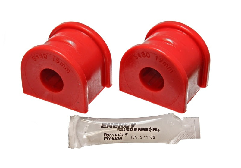 Energy Suspension 97-04 Chevy Corvette Red 19mm Rear Sway Bar Bushing Set - Reuse OE Brackets - Racecraft Industries