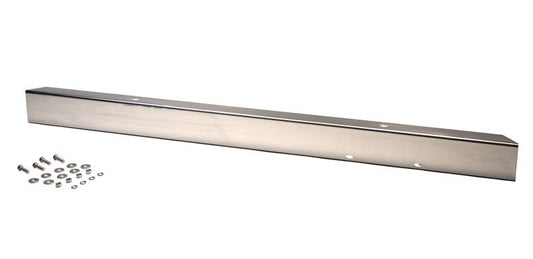 Kentrol 45-86 Jeep CJ 54 Inch Front Bumper Without holes (No License Plate Holes)- Polished Silver - Racecraft Industries