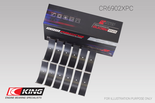 King Nissan VQ35HR/VQ37VHR/VR30DTT (Size +.5) pMaxKote Rod Bearing Set - Racecraft Industries