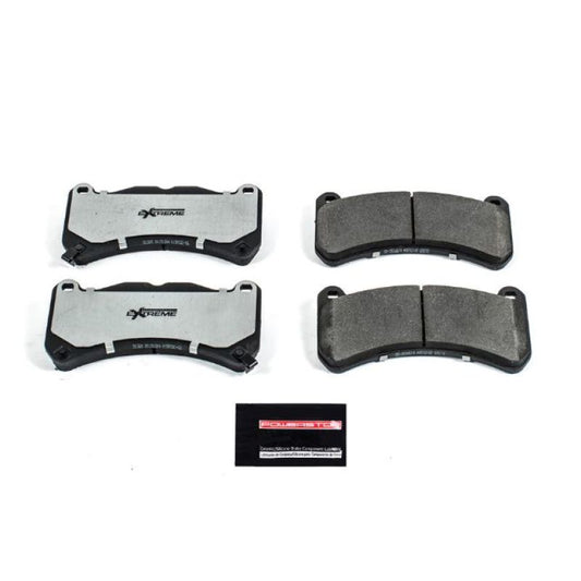 Power Stop 13-14 Ford Mustang Front Z26 Extreme Street Brake Pads w/Hardware - Racecraft Industries