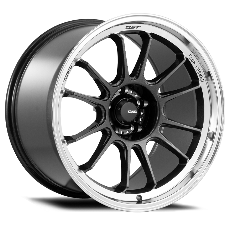 Konig Hypergram 18x10.5 5x114.3 ET25 Metallic Carbon w/ Machined Lip - Racecraft Industries
