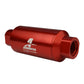 Aeromotive In-Line Filter - AN-10 size - 40 Micron SS Element - Red Anodize Finish - Racecraft Industries