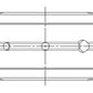 ACL Nissan RB26DETT Standard Size High Performance Main Bearing Set - CT-1 Coated - Racecraft Industries