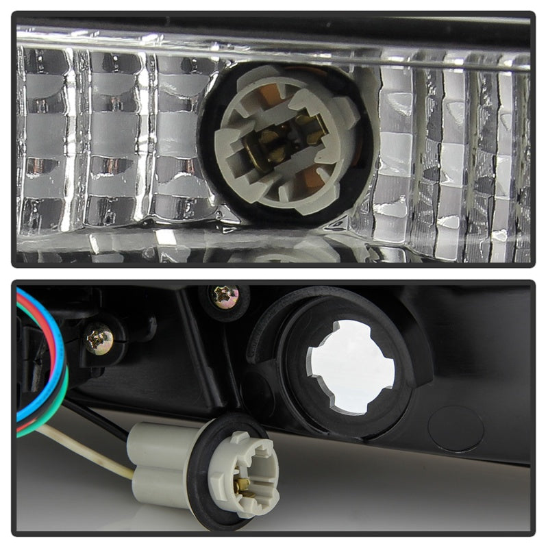 Spyder 05-09 Ford Mustang (White Light Bar) LED Tail Lights - Black ALT-YD-FM05V3-LED-BK - Racecraft Industries