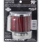 K&N 1.5in Flange ID x 3in OD x 2.5in H Chrome Finish Rubber Base Crankcase Vent Filter - Racecraft Industries