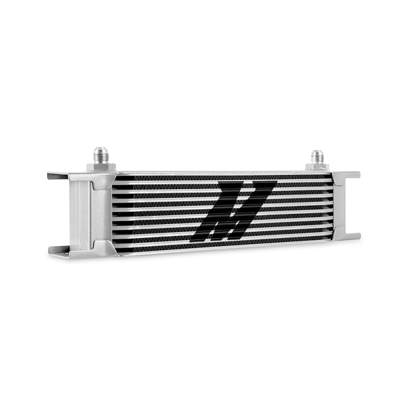 Mishimoto Universal -6AN 10 Row Oil Cooler - Silver - Racecraft Industries