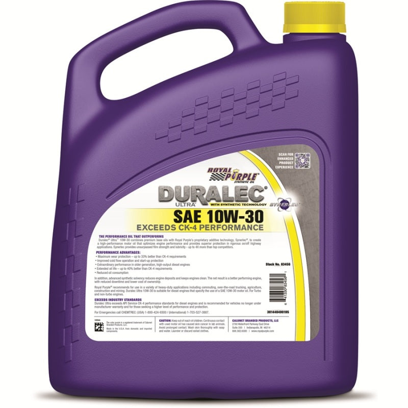 Royal Purple Duralec Ultra Diesel 10W-30 CK-4 Motor Oil - 1 Gallon - Racecraft Industries