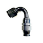 Fragola -8AN Real Street x 120 Degree Hose End Black For PTFE Hose - Racecraft Industries